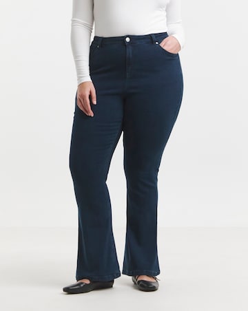 Indigo Highwaist Super Stretch Flare Jeans