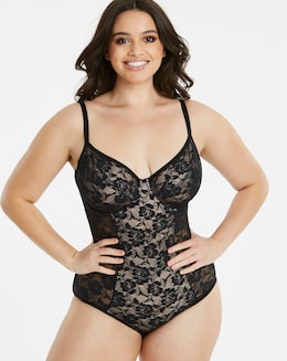 MAGISCULPT Light Control Black Lace Bodyshaper - Black
