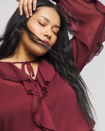 Joanna Hope Ruffle Blouse