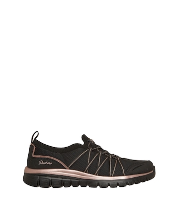 Skechers Black/Rose Graceful Purecrush Trainers - Standard Fit (D)