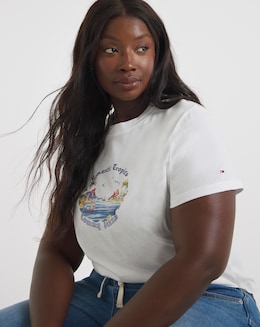 Tommy Jeans Slim Romance Tropics Tee