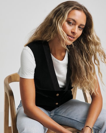 Joe Browns Chloes Favourite Velour Satin Waistcoat