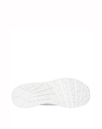 Skechers White Uno Stand On Air Trainers -Wide Fit (E)