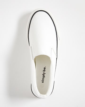 Nielson Slip On Chunky Sole Trainers - Extra Wide Fit (EEE)