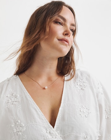 Simply Be Applique Cotton Floral Smock Blouse