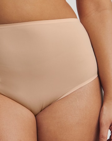 Figleaves Smoothing High Waisted Brief - Latte