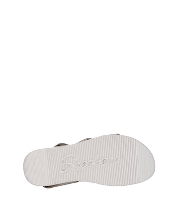 Skechers Lifted Comfort Taupe Duraleather Sandals - Standard Fit (D)