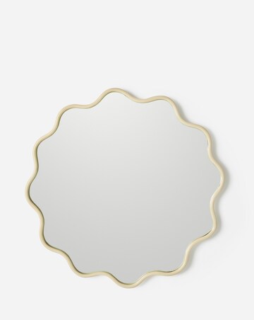 Wavy Circular Wall Mirror