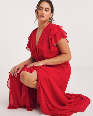 Joanna Hope Ruffle Maxi Dress