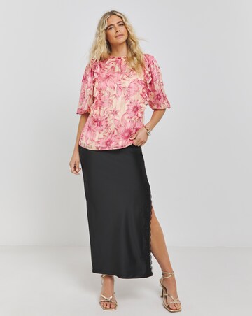 Joanna Hope Frill Shoulder Blouse