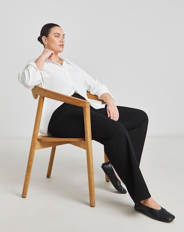 Black Stretch Wide Leg Weekender Jeggings