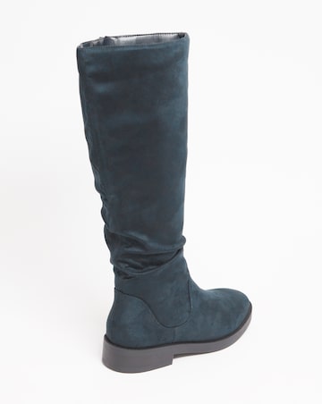 Evren Ruched Boot - Standard Fit (D) & Standard Calf