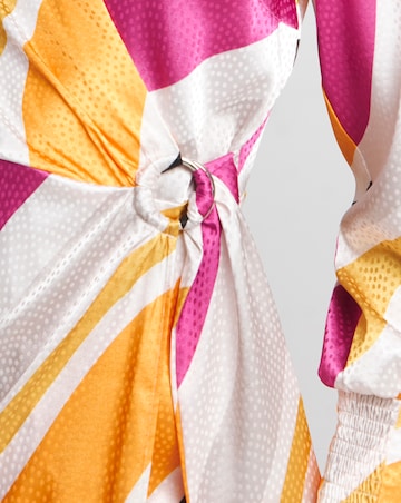 Joanna Hope Buckle Wrap Dress