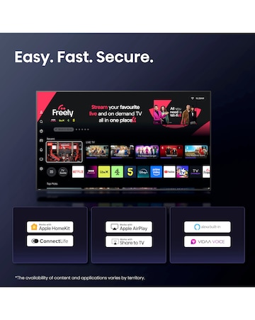 Hisense 32A4QTUK 32in Full HD LED Smart TV with Freely