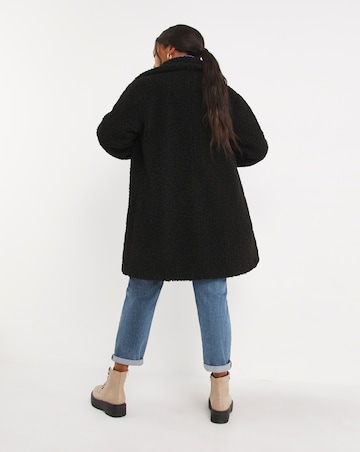 Black Teddy Fur Coat
