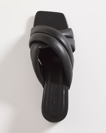 Delly Soft Volume Low Mule Sandals Ex Wide Fit Simply Comfort