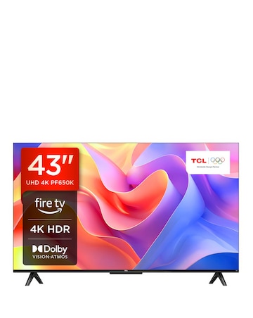 TCL 43In 43PF650K LED 4K HDR PRO Smart Fire TV with Freely
