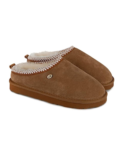 Just Sheepskin Womens Erin Mule Slippers with EVA sole