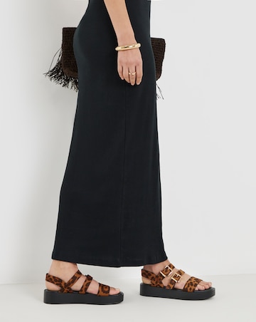 Hawk Multi Strap Buckle Sandals - Extra Wide Fit (EEE)