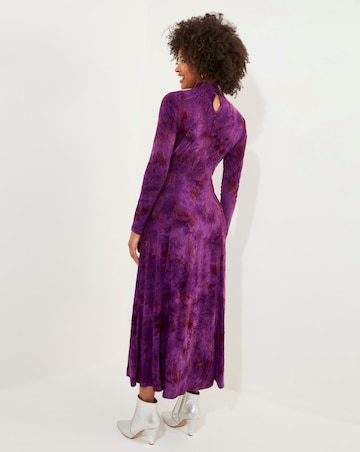 Joe Browns Truly Remarkable Flocked Jersey Maxi Dress
