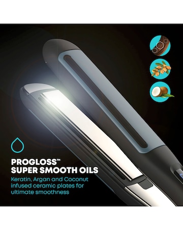 Revamp Progloss Hydro Shield X Shine Ceramic Hair Straightener
