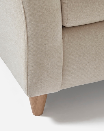 Clover Fabric Scatterback 3 Seater Sofa