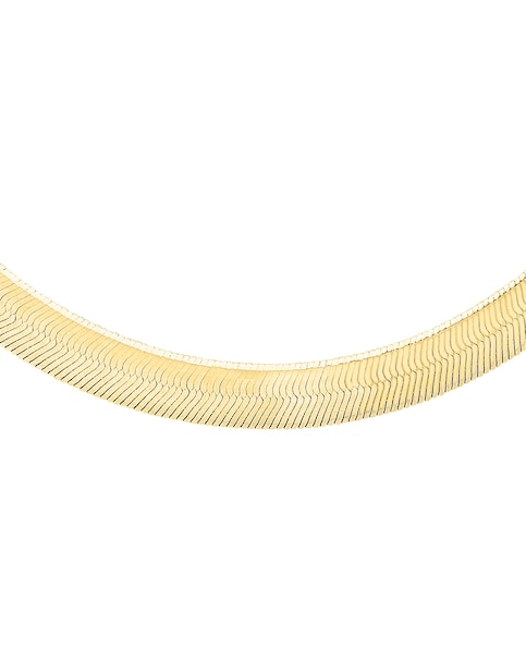 9ct Yellow Gold Herringbone Chain