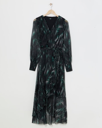 Joanna Hope Printed Plisse Dress