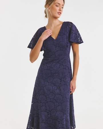 Joanna Hope Lace Midi Dress