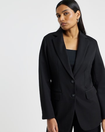 Simply Be Sculpting Cinch Waist Single Breasted Blazer