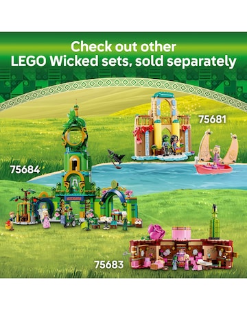 LEGO Wicked Elphaba & Glinda Figures Fantasy Toy Construction Playset 75682