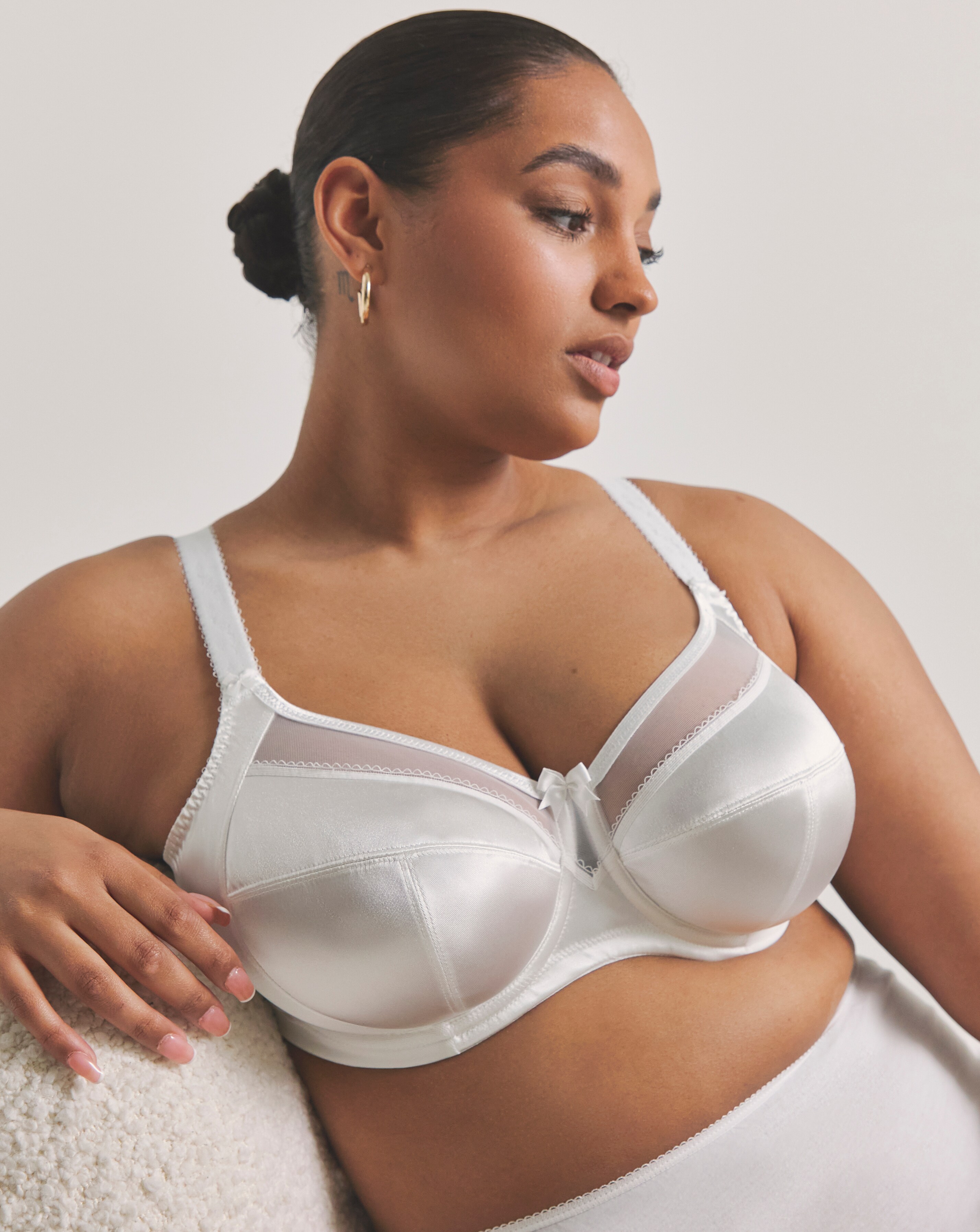 Goddess Keira Full Cup Wired Bra White