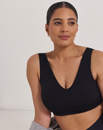 Pretty Secrets (2 Pack) Padded Comfort Tops White/Black