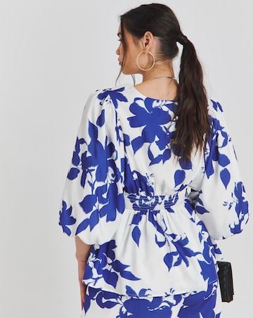 Joanna Hope Blouson Sleeve Blouse