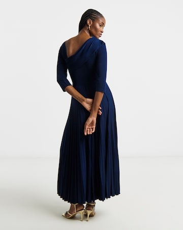 Joanna Hope Pleated Jersey Dress