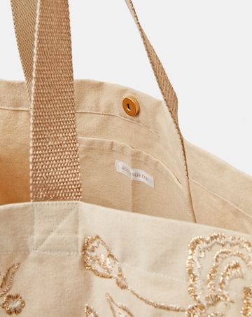 Accessorize Embroidered Shopper Bag