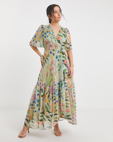 Hope & Ivyn Bonnie Wrap Maxi Dress | Simply Be