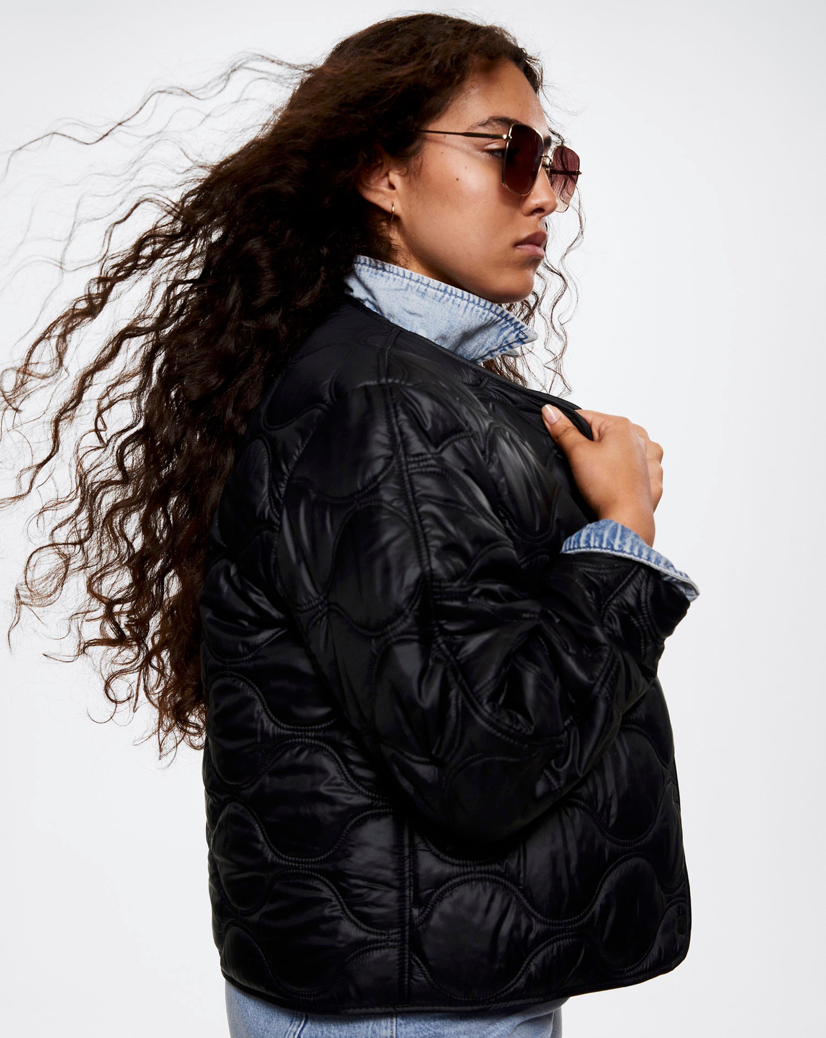 Mango Ultralight Button Down Jacket Simply Be