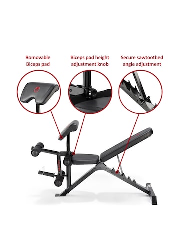 Marcy BE3000 Mid Width Bench and Adjustable Squat Rack