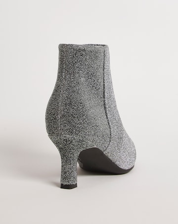Kitten Heel Ankle Boot E Fit