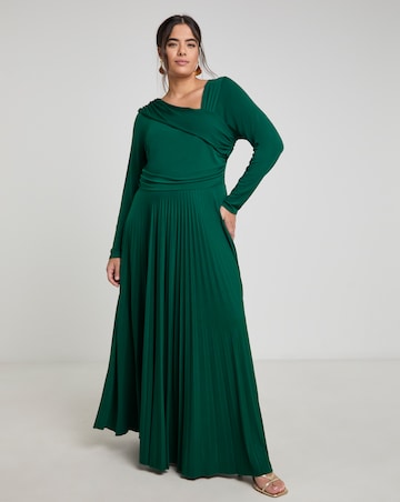 Joanna Hope Jersey Pleated Dress