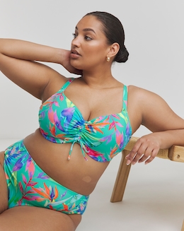 Elomi Toyama Tides Adjustable Wired Bikini Top Jade