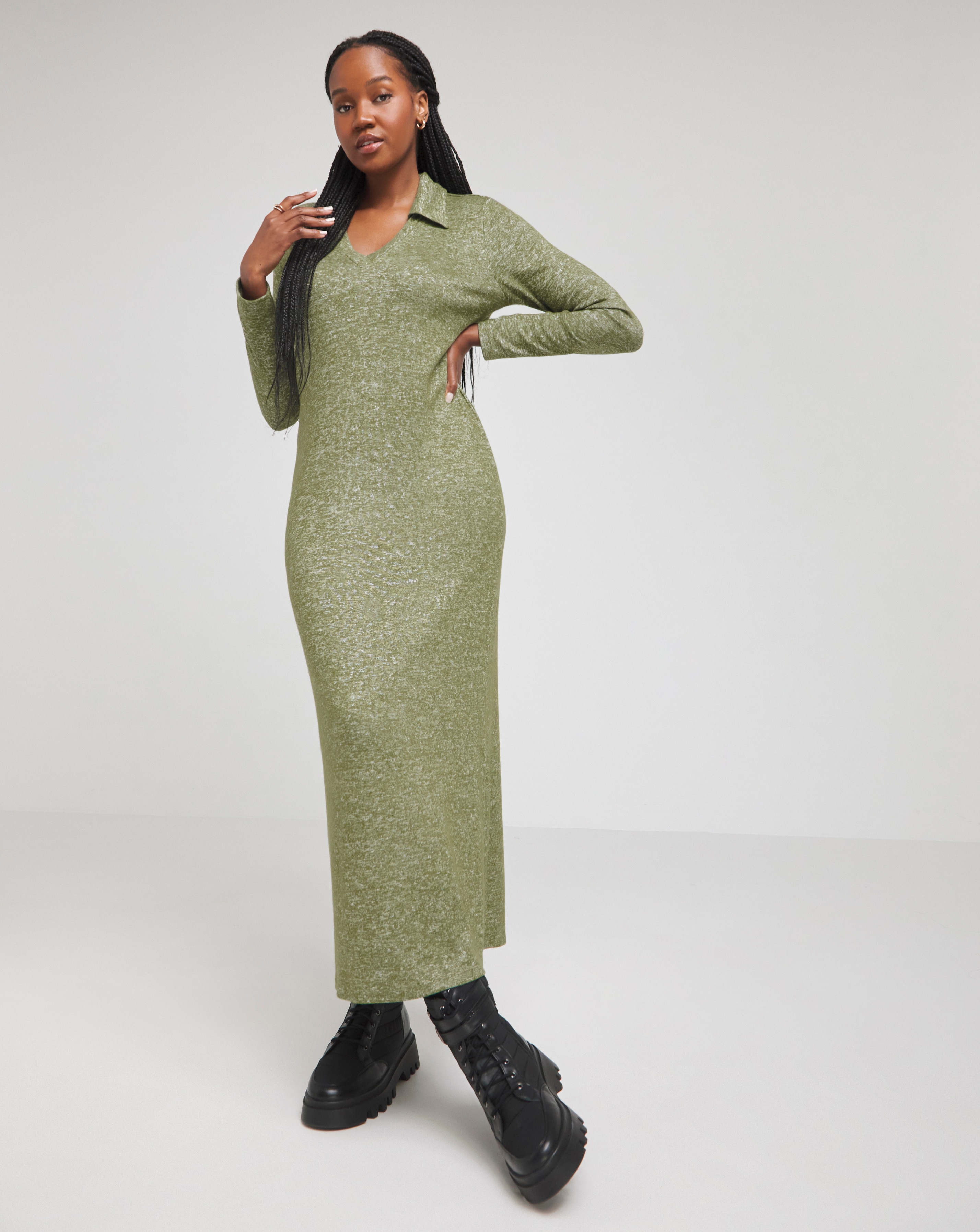 Collared maxi dresses clearance