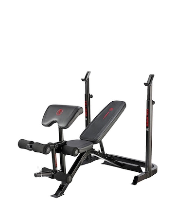 Marcy BE3000 Mid Width Bench and Adjustable Squat Rack