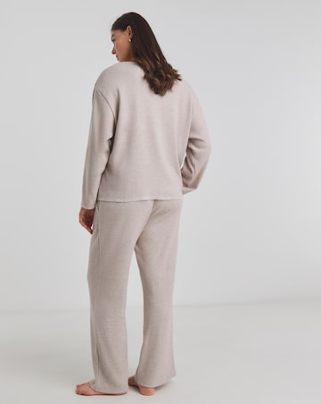 Figleaves Blanket Stitch Knitted Lounge Set