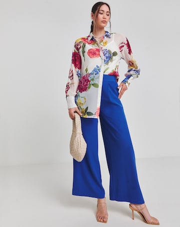 Joanna Hope Oversized Chiffon Shirt