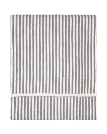 Yard Hebden Stripe Cotton Towel - Grey