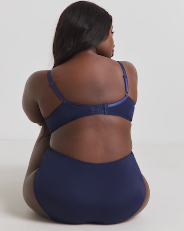 Pretty Secrets (2 Pack) Ella Lace Non Wired Full Cup Bras (B-H) Navy/White