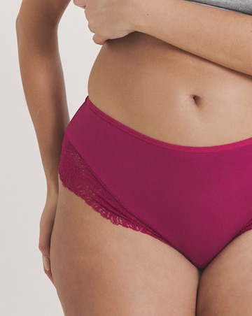 Pretty Secrets (3 Pack) Midi Brazilian Knickers Pink Multi