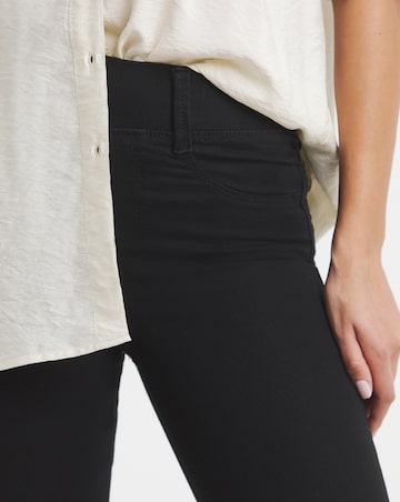 Black Stretch Skinny Pull On Jeggings